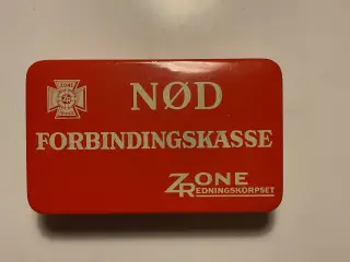 Mindre Zonen nød-forbindingskasse i blik