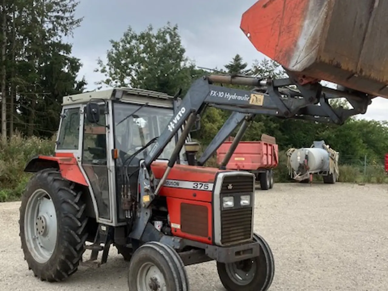 Billede 4 - Massey Ferguson 375 med Veto frontlæsser