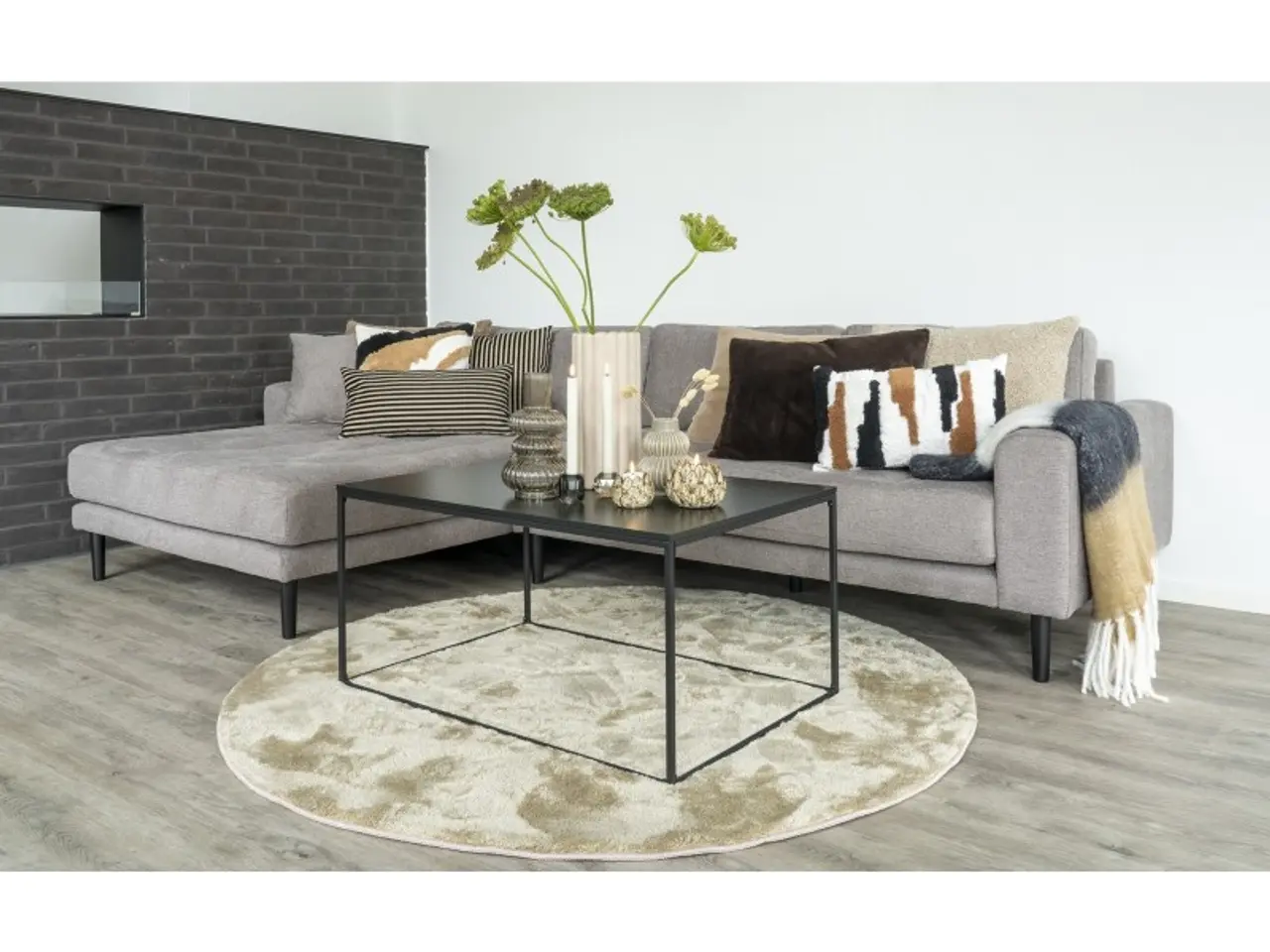 Billede 3 - Lido - Venstrevendt Chaiselongsofa - Stone stof