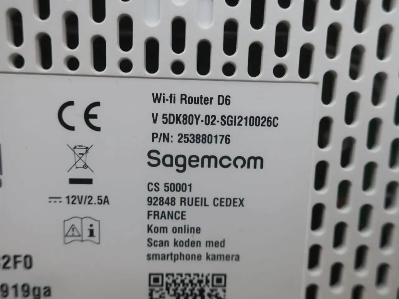 Billede 2 - Router SAGEMCOM D6