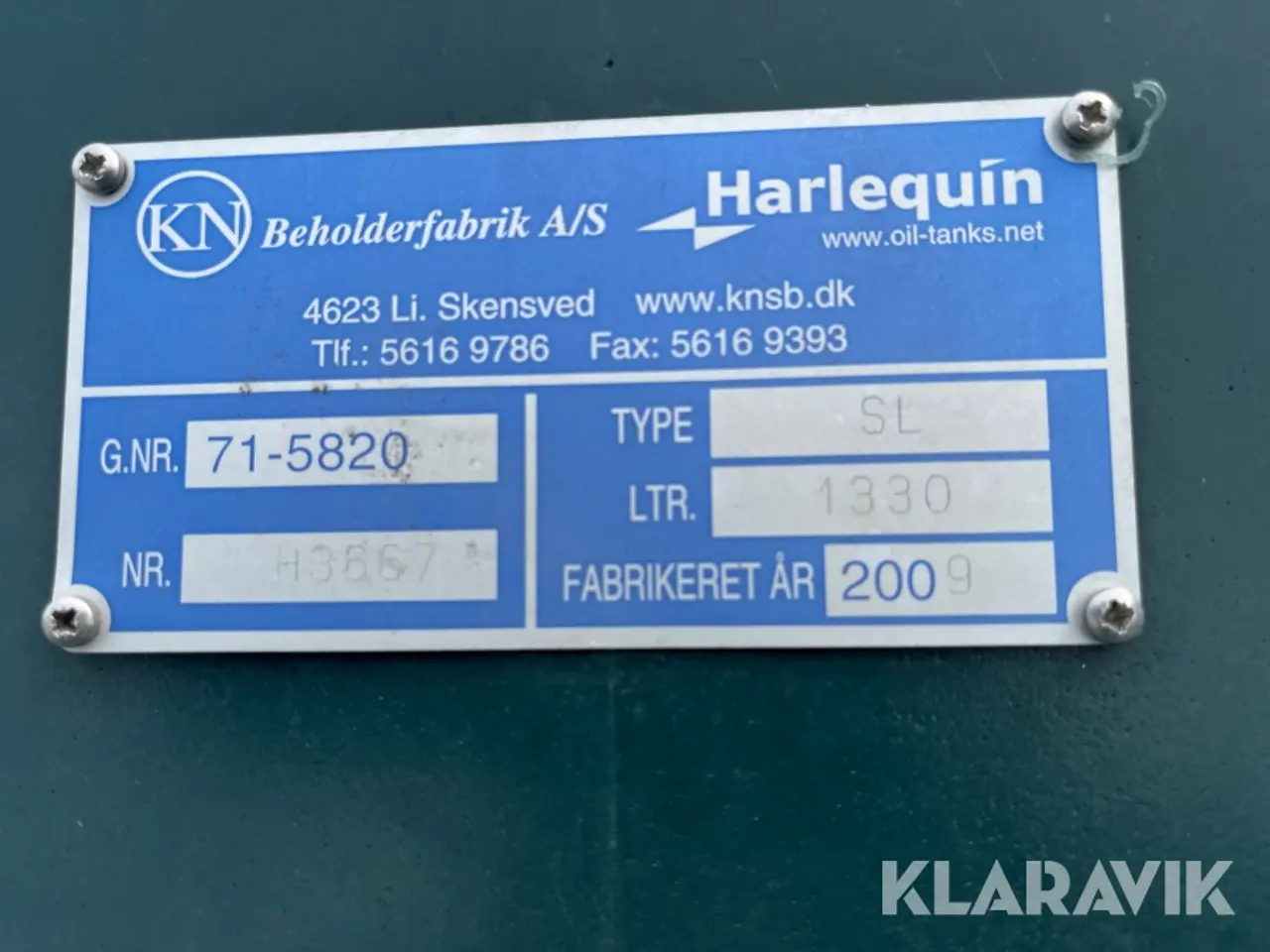 Billede 9 - Tank Harlequin SL 1300 liter