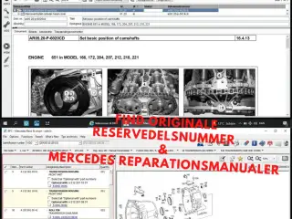 Mercedes Benz 16 Pin OBDII Cable