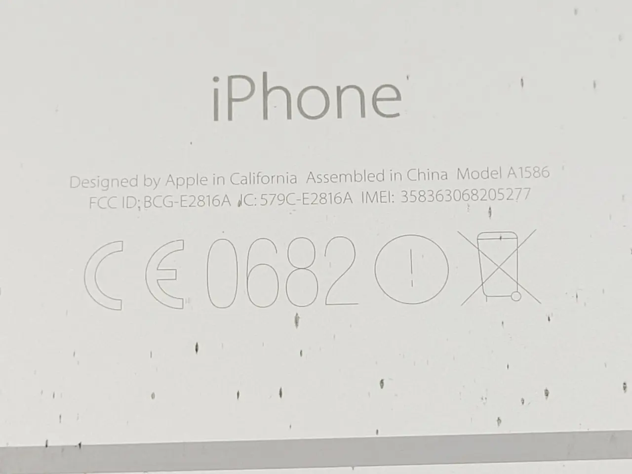 Billede 6 - ⭐️· 📱 Utestet iPhone 6 (Model A1586) - Reservedel