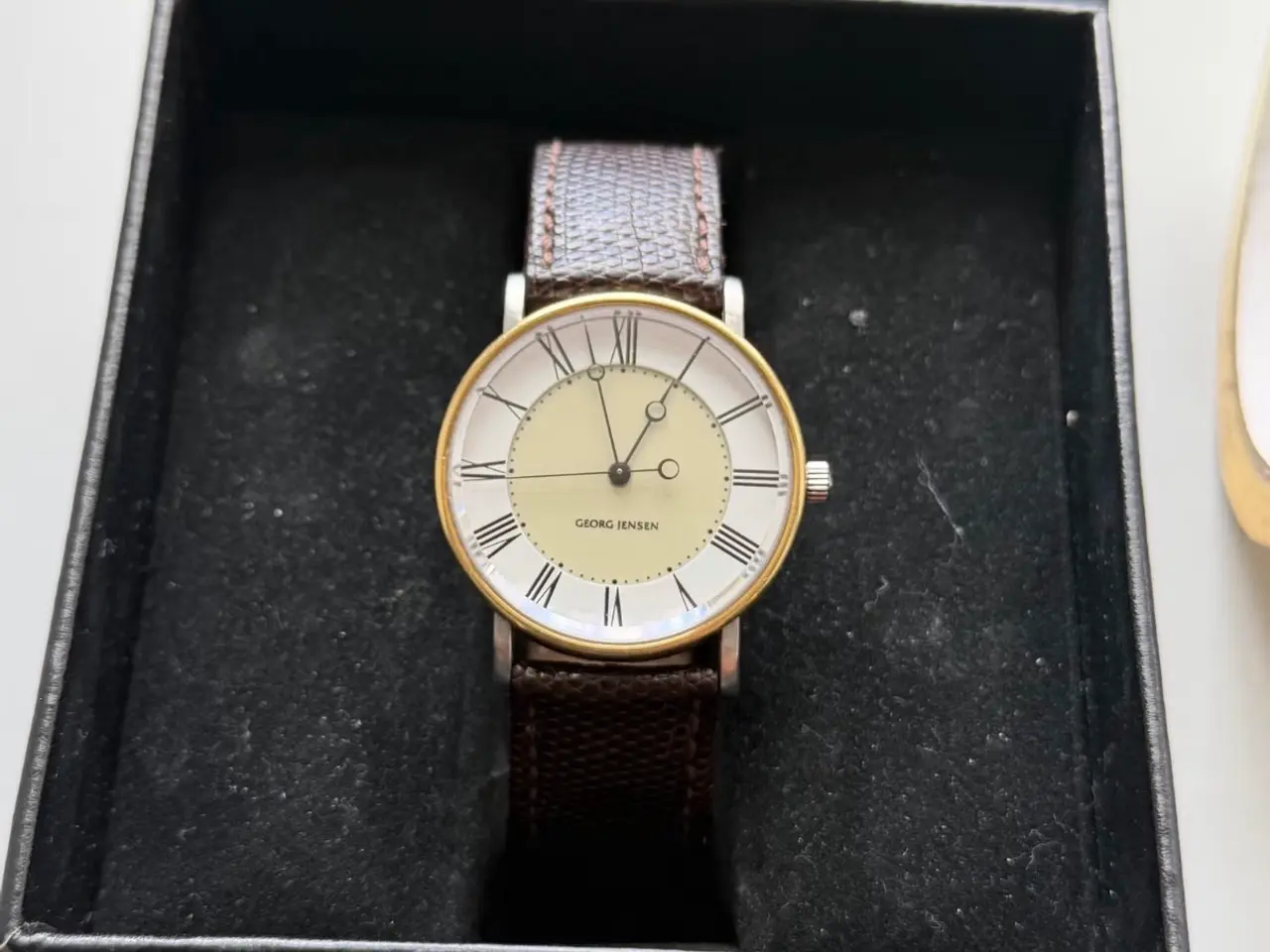 Billede 2 - Georg Jensen ur i 18k guld og stål med automatisk