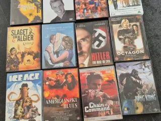 12 stk dvd film
