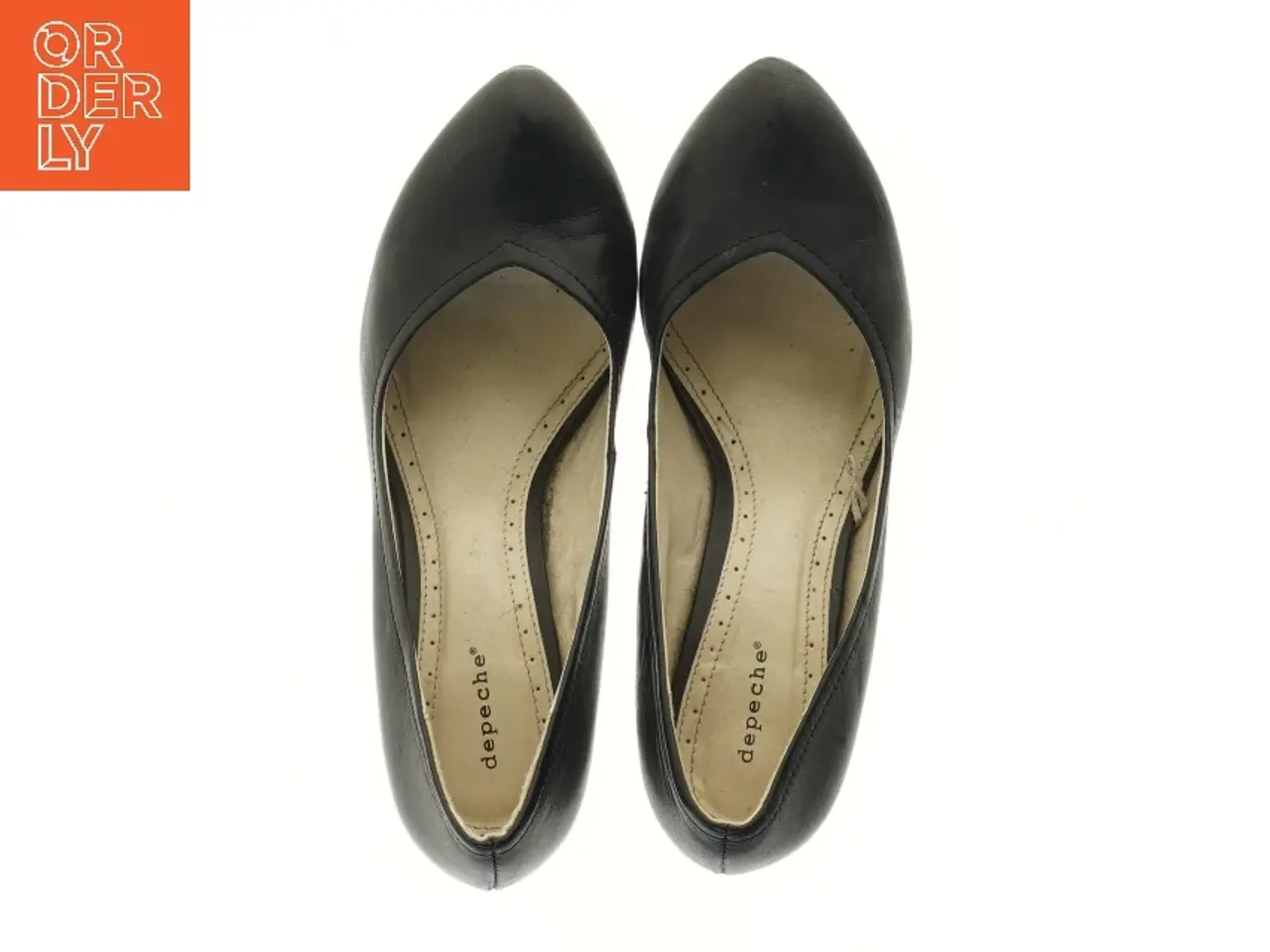 Billede 2 - Sorte depeche pumps fra depeche (str. 38 )