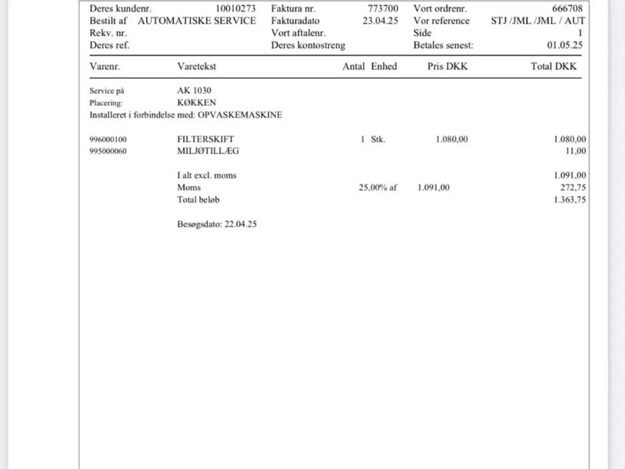 Billede 4 - Opvasker *(STADIG GARANTI)* fra Fagor m. Bwt beh.