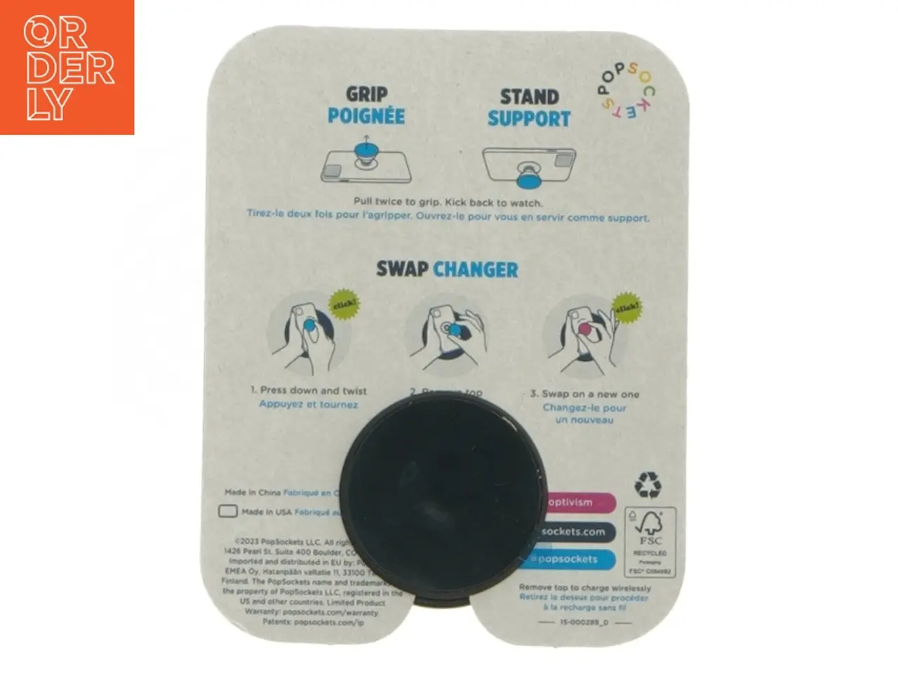 Billede 2 - PopSockets PopGrip fra 7 Days (str. 4 cm)