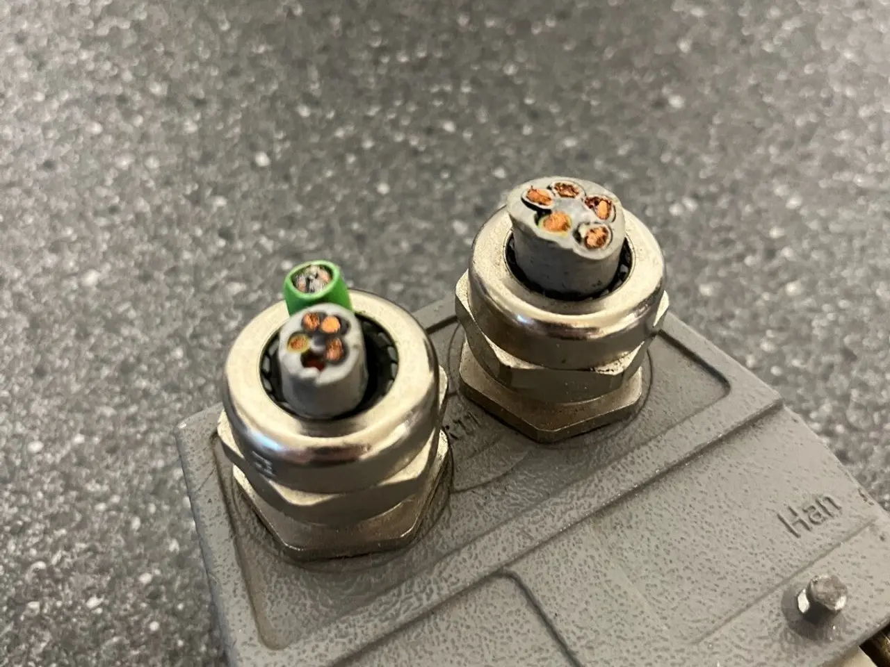 Billede 6 - Harting Han stik med blandet Power & Data Modules