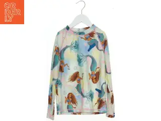 Uv Langærmet bluse med havfrueprint fra H&M (str. 128)