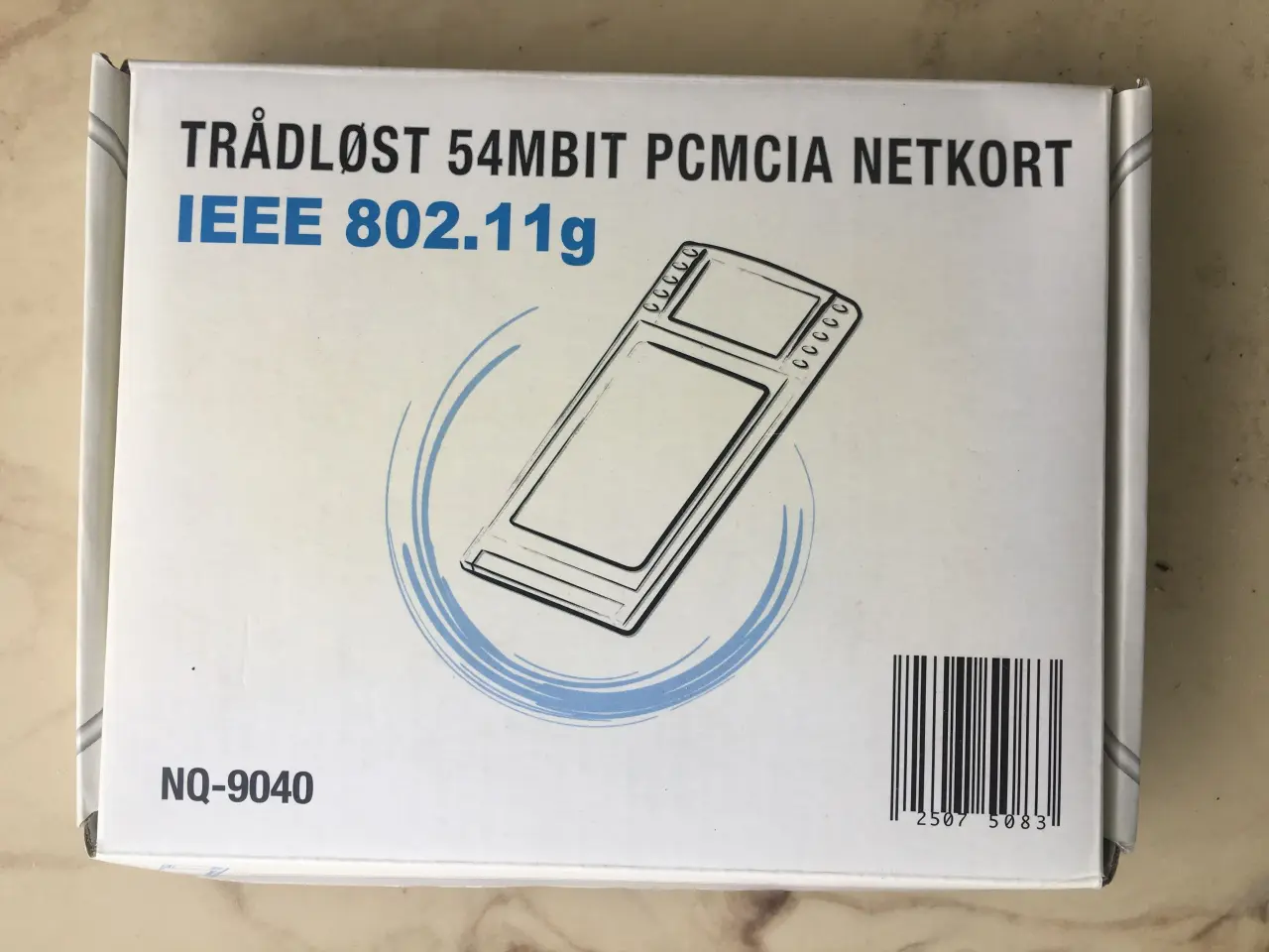 Billede 1 - PCMCIA WiFI kort - 802,11G - 54 Mb