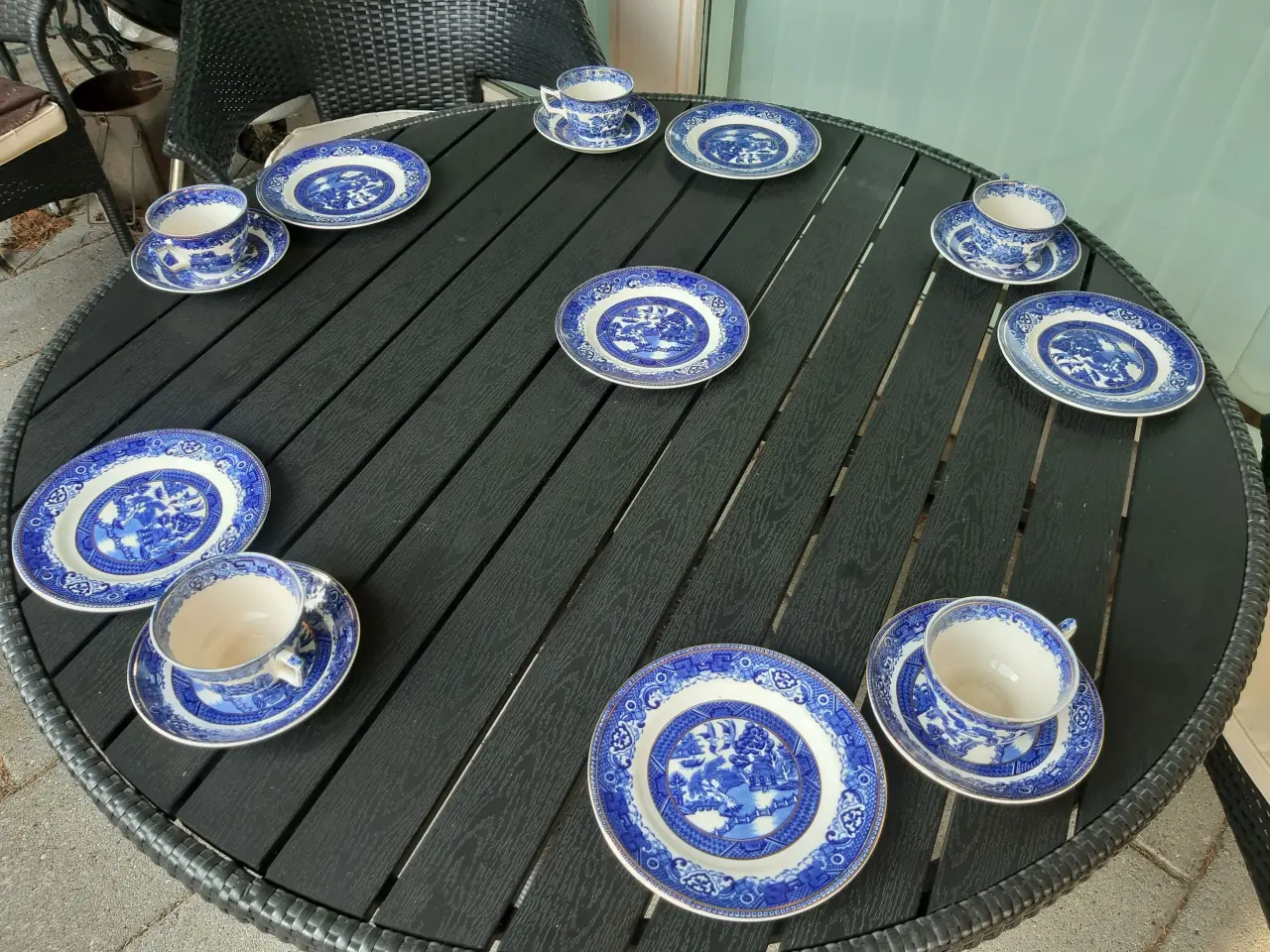 Billede 2 - Kaffestel Old Willow.