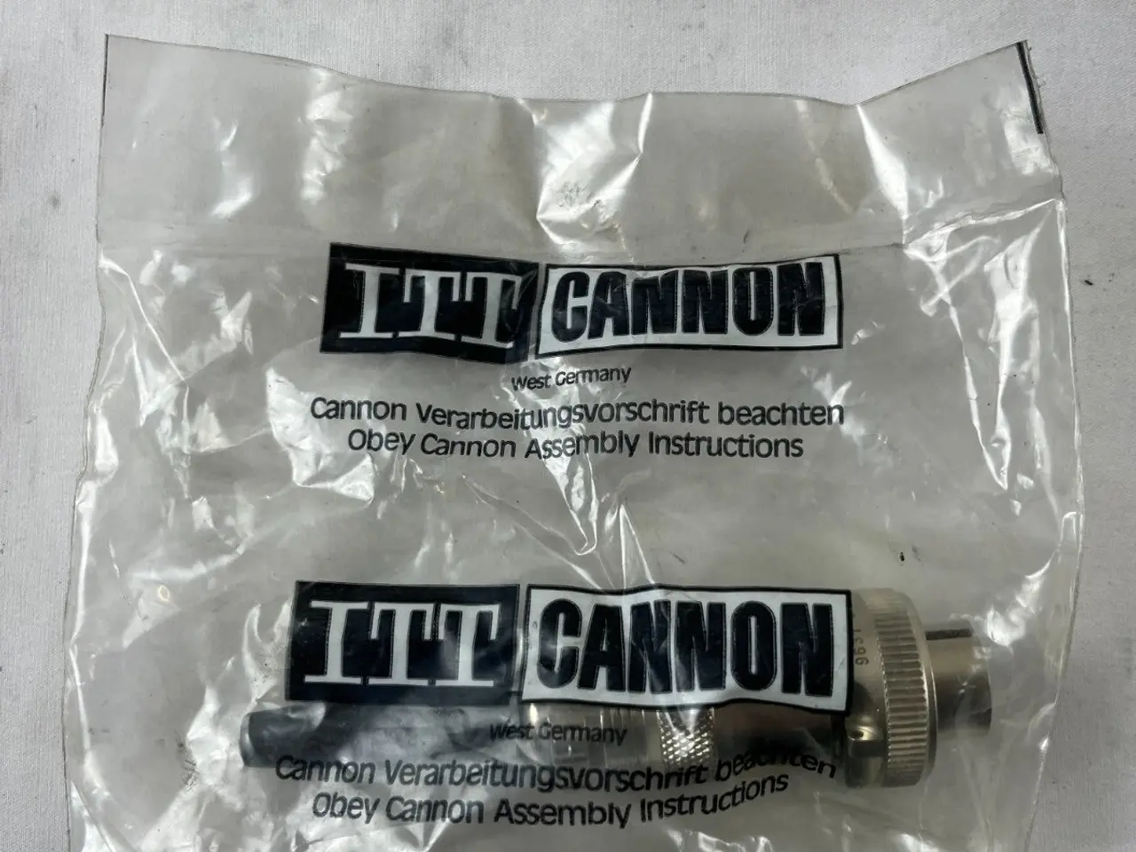 Billede 3 - ITT Cannon Circular stik Plug Metal Field Wireable