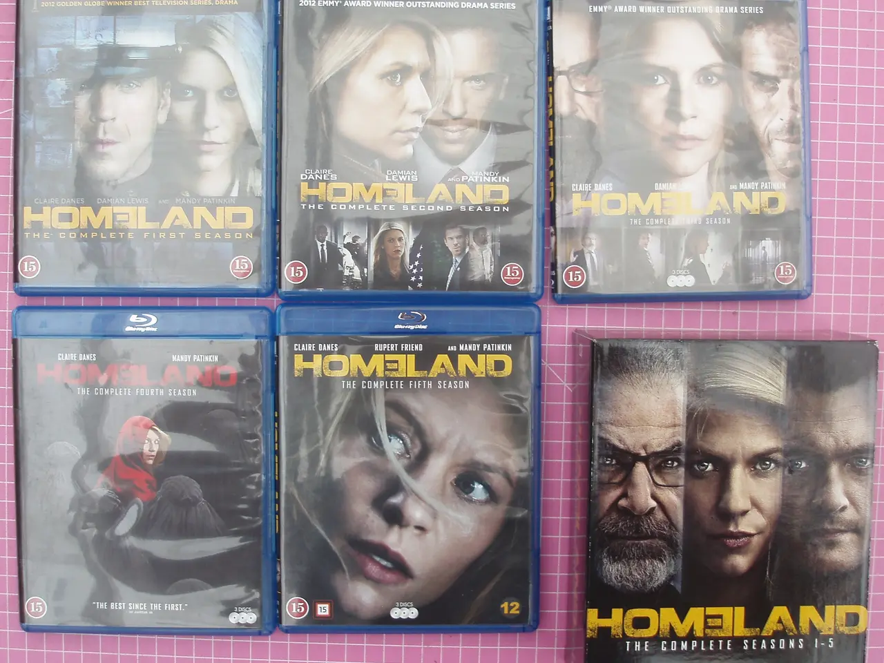 Billede 1 - Homeland sæson 1+2+3+4+5 i boks