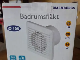 Malmbergs Badrumsfläkt Basic badeværelsesventilato
