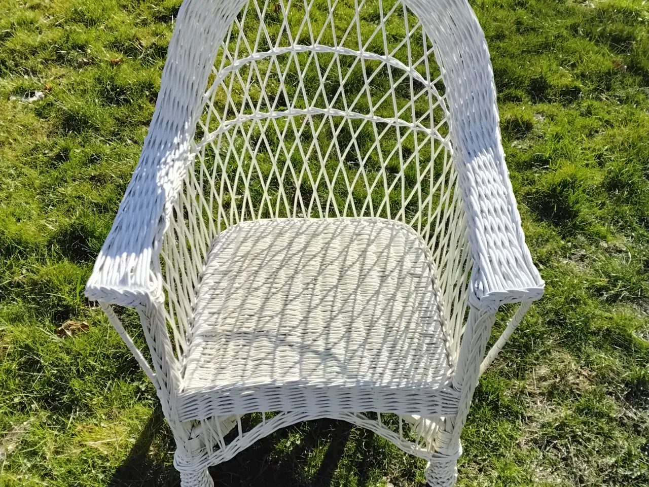Billede 1 - Bambus vintage kurvestol i super god stand