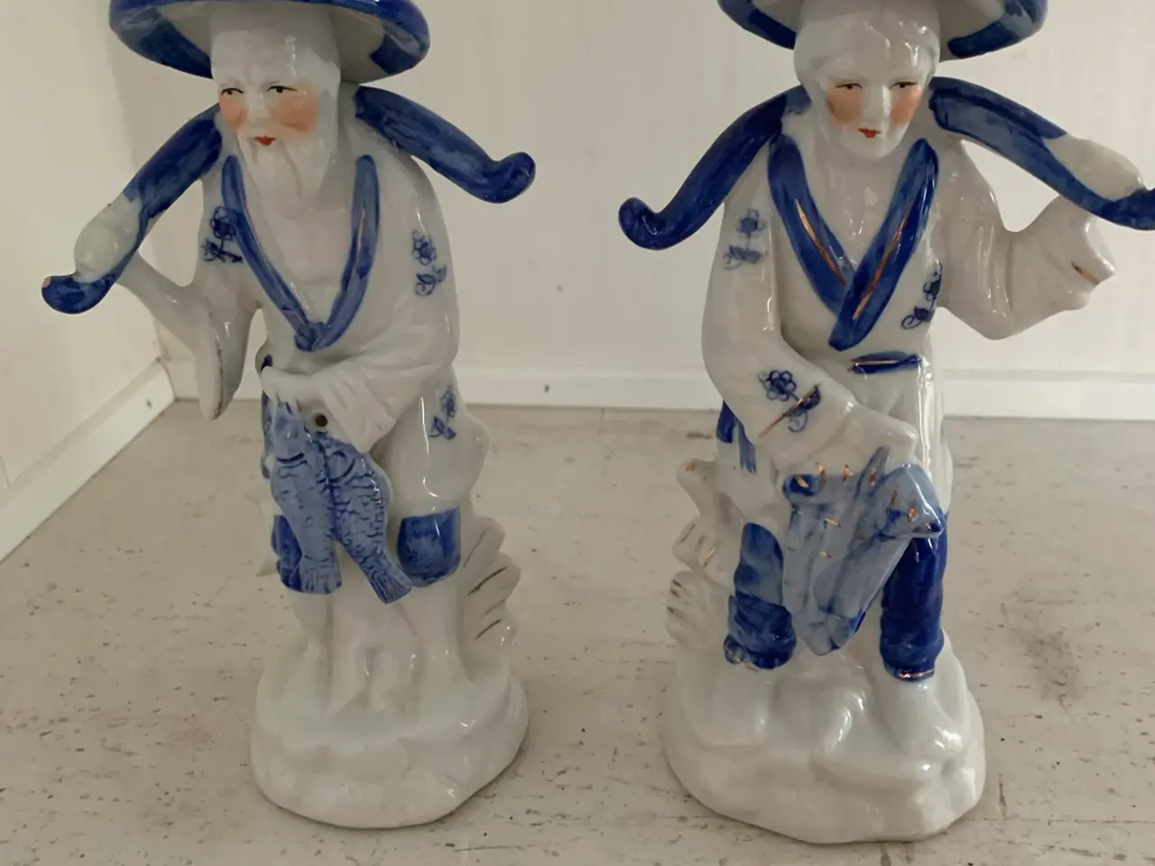 Billede 1 - Figurer af gamle fiskere. 