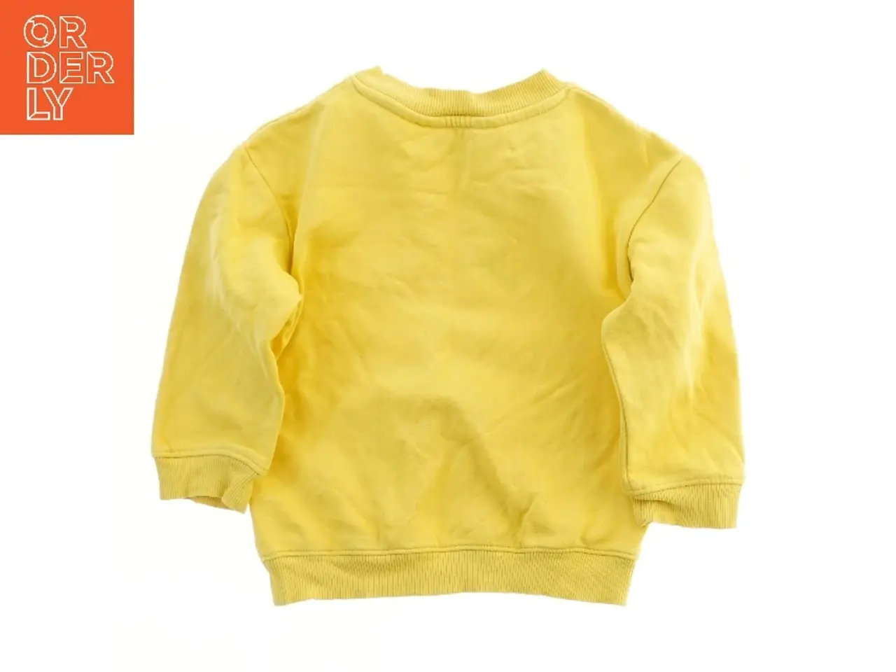Billede 2 - Gul sweatshirt med tryk fra H&M (str. 92)