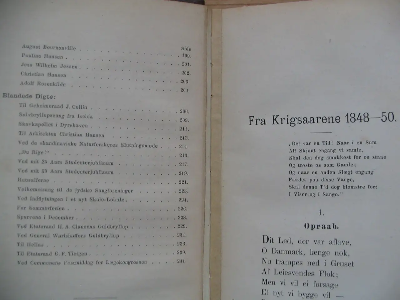 Billede 3 - H.P. Holst. Leilighedsdigte 1849-1884