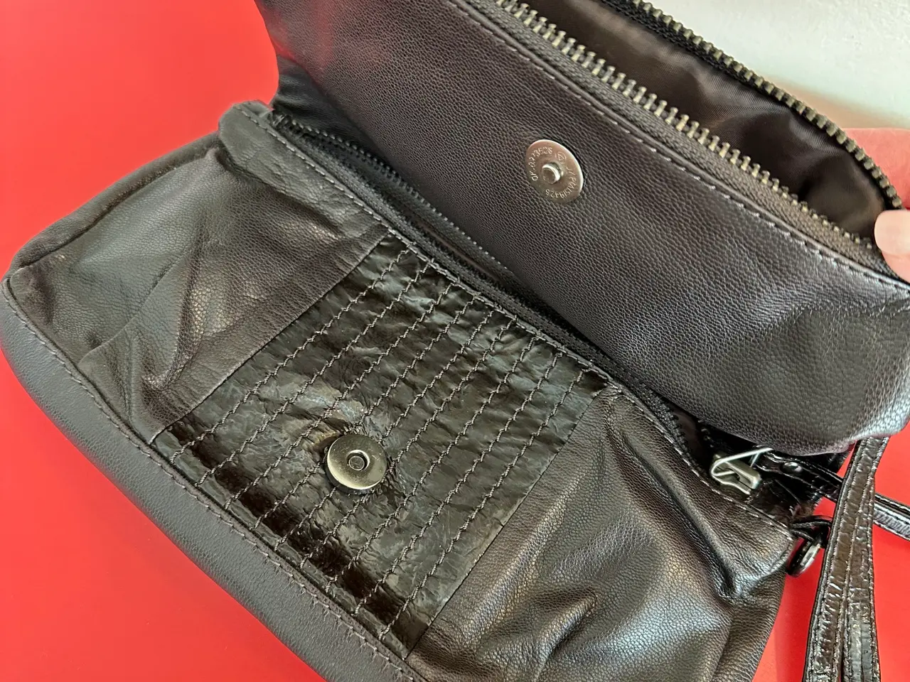 Billede 5 - To retro dame håndtasker af ægte læder