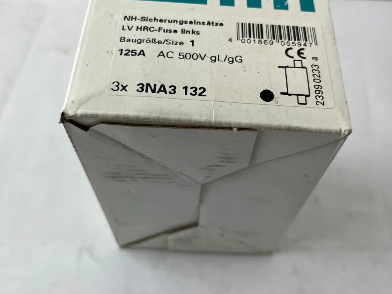 Billede 4 - Siemens 3NA3 132 NH1 Fuse 125A 500V gL/gG LV HRC