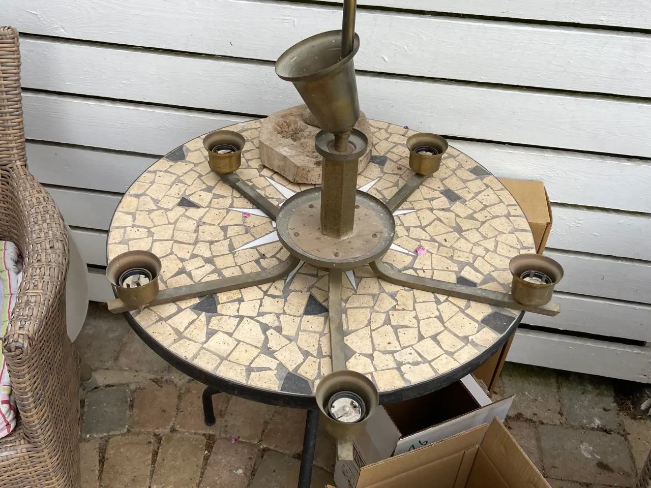 Billede 2 - Antikke loftlamper