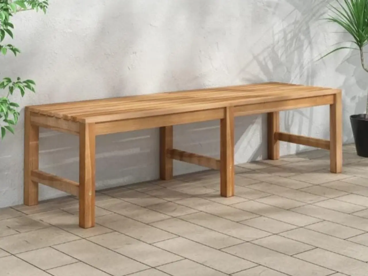 Billede 1 - Havebænk i massivt teaktræ 150 cm