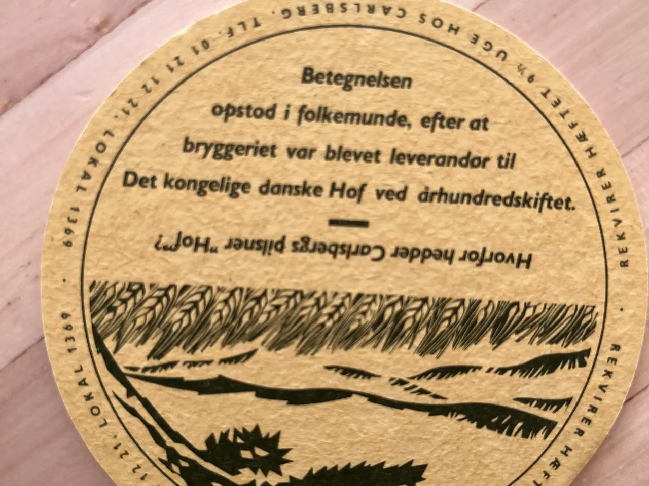 Billede 8 - 11 ølbrikker “alle kan trænge til en Hof”