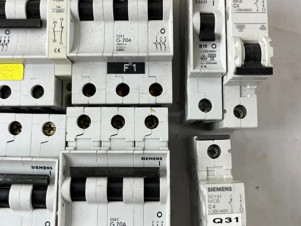 Billede 7 - Siemens 5SX2 5SL61 MCB Breaker parti C2 C4 C6 C10