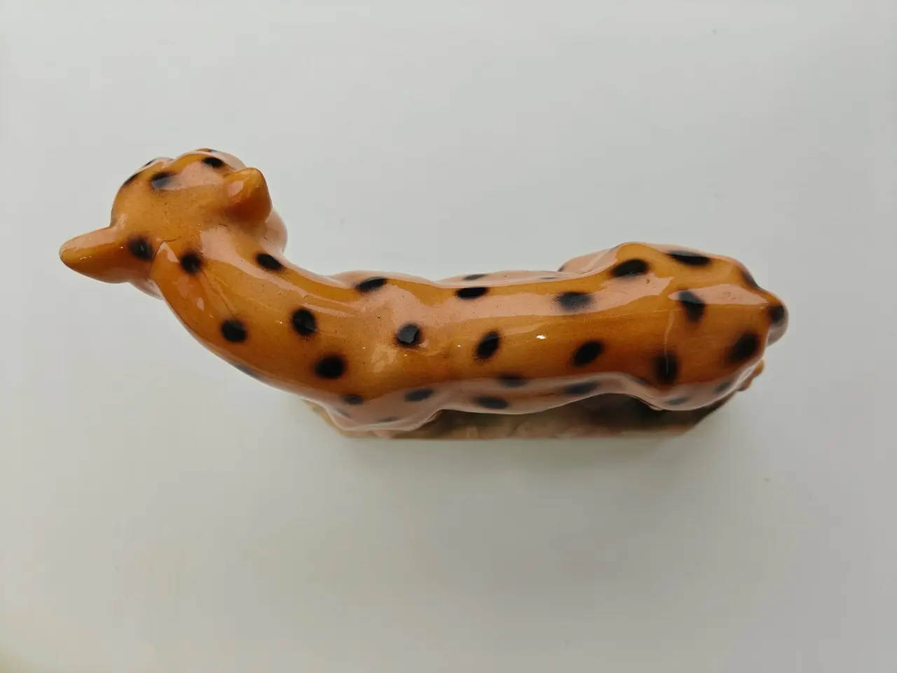 Billede 4 - Leopard porcelæns figur i vintage stil