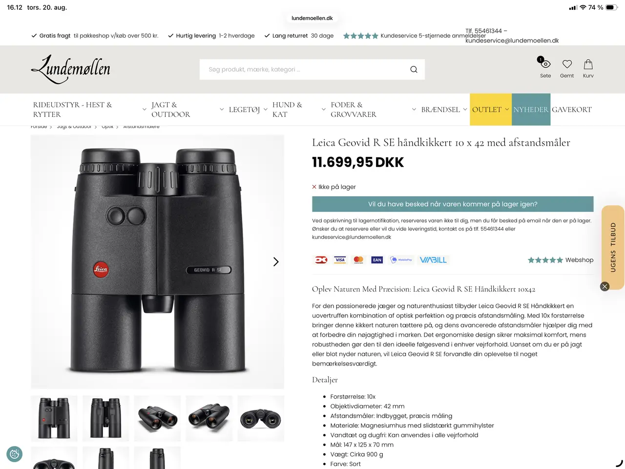 Billede 7 - Leica Geovid R SE 10x42