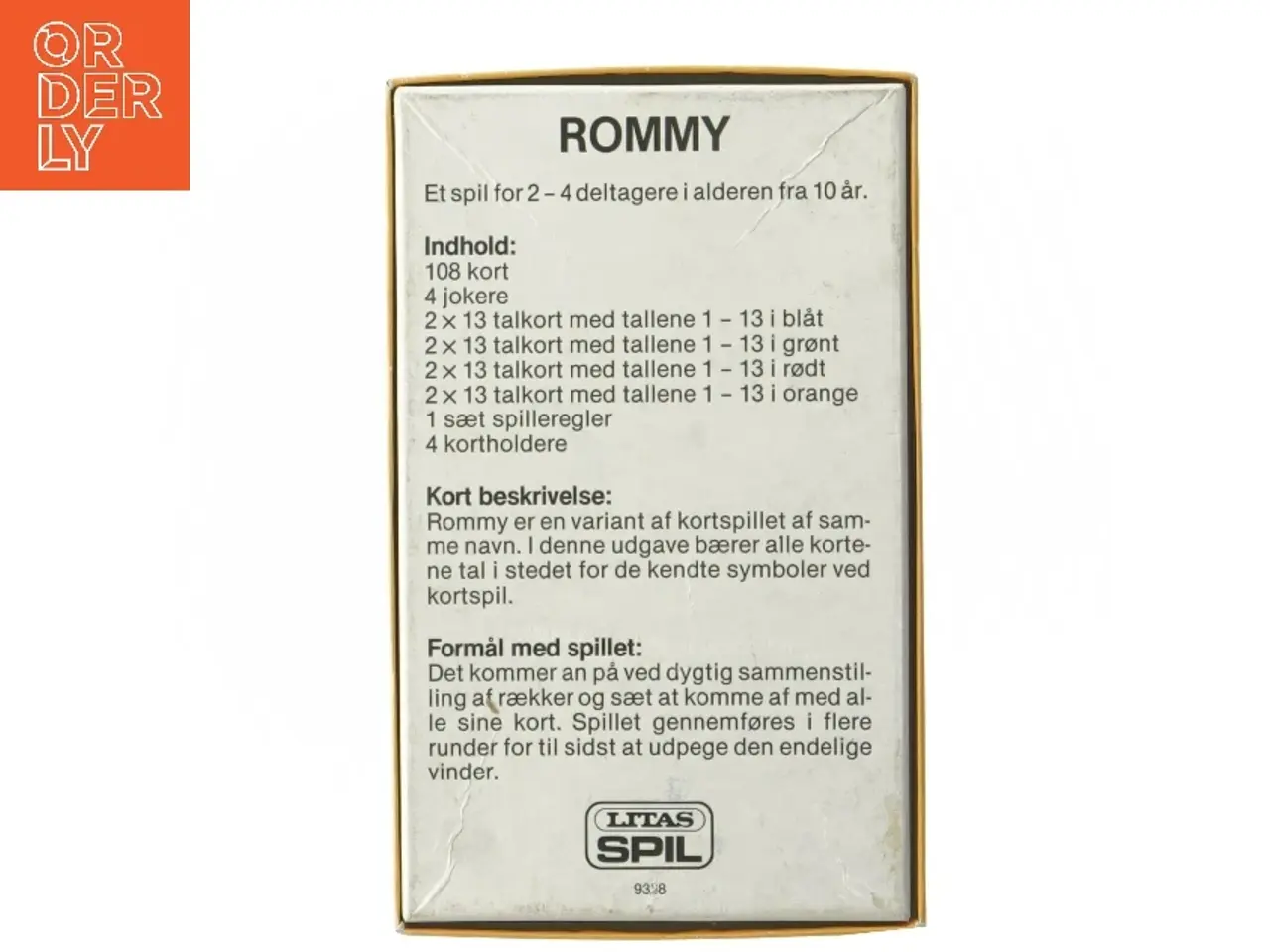 Billede 3 - Rommy brætspil (str. 3,5x18x11,5 cm)