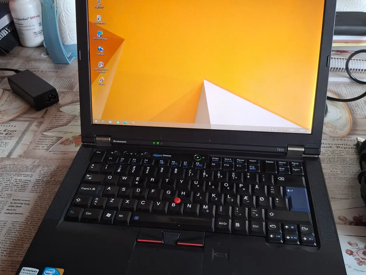 Billede 2 - 1 Stk. Lenovo ThinkPad T410 + Software Peugeot Cit