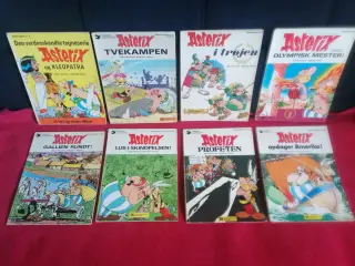 Asterix nr: 2,4,6,8,12,15,19,22- samlet