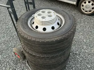 13" Fiat Stålfælge med helårsdæk