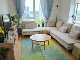 IKEA SÖDERHAMN Modulær Hjørnesofa – Viarp lys beig
