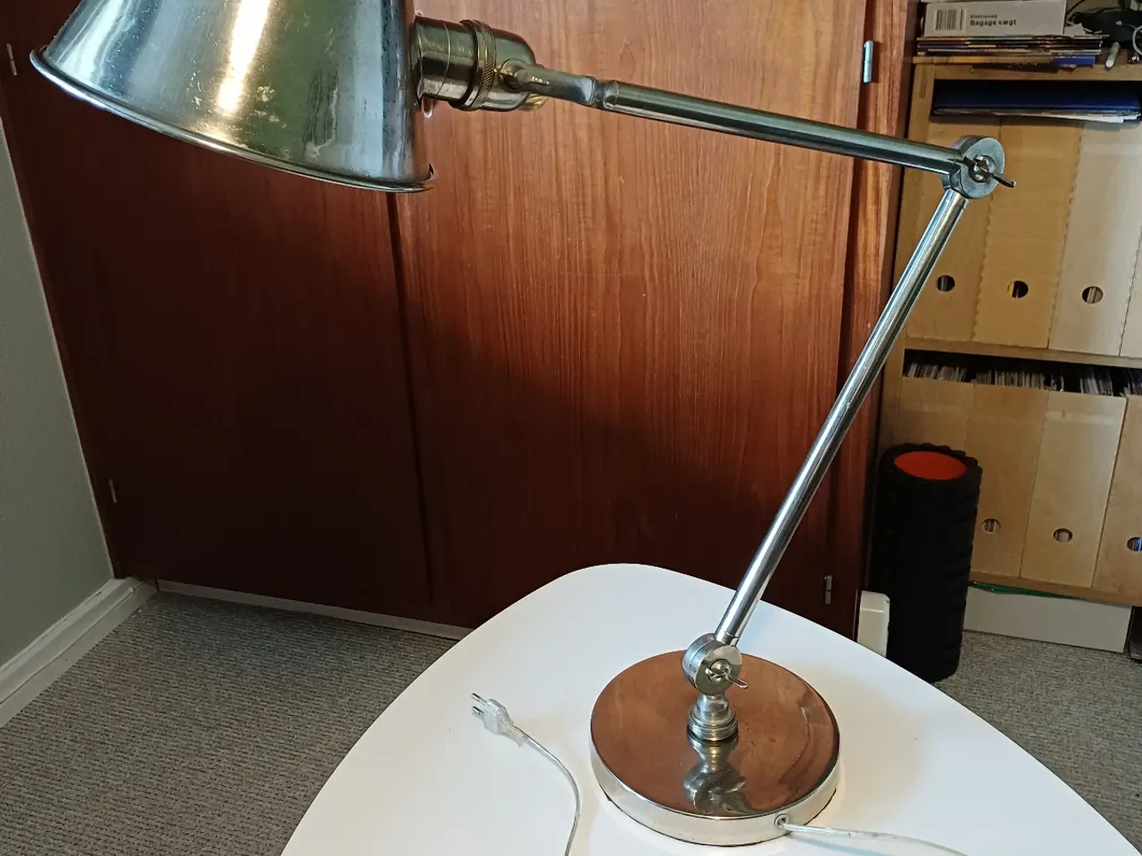 Billede 1 - Ældre industriel skrivebordslampe