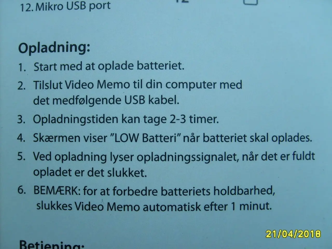 Billede 8 - Digital Video Memo Blok inPlay fra OFFICE ONE