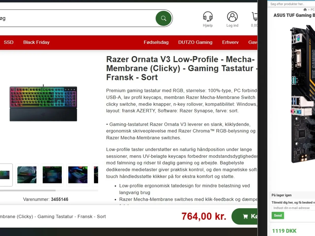 Billede 5 - Asus RTX 3060 O.C Gaming Pc + 24" Gaming Skærm