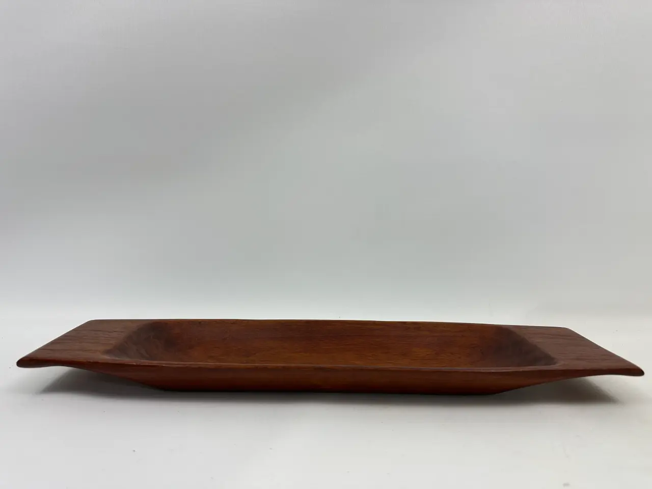 Billede 2 - Retro aflangt teak fad