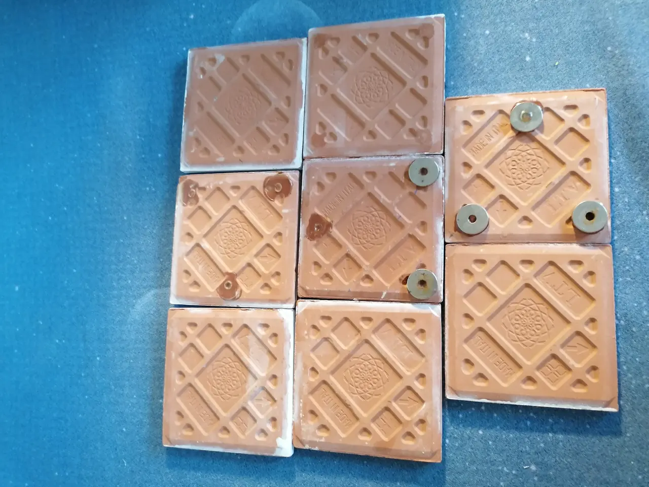 Billede 4 - 8 Smukke Italienske Terrakotta Coastere