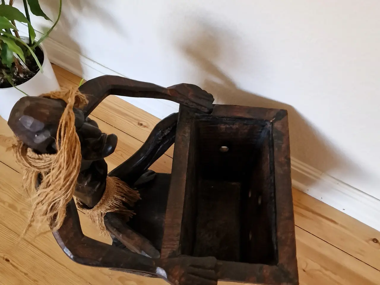 Billede 6 - Vintage håndskåret aboriginal figur.