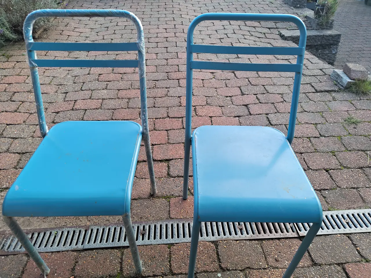 Billede 1 - Retro stole i stål