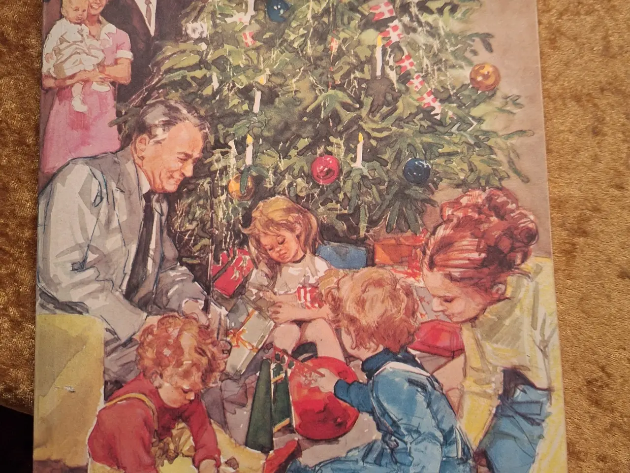 Billede 1 - Jule historie.  Ved julelampens skær 1972