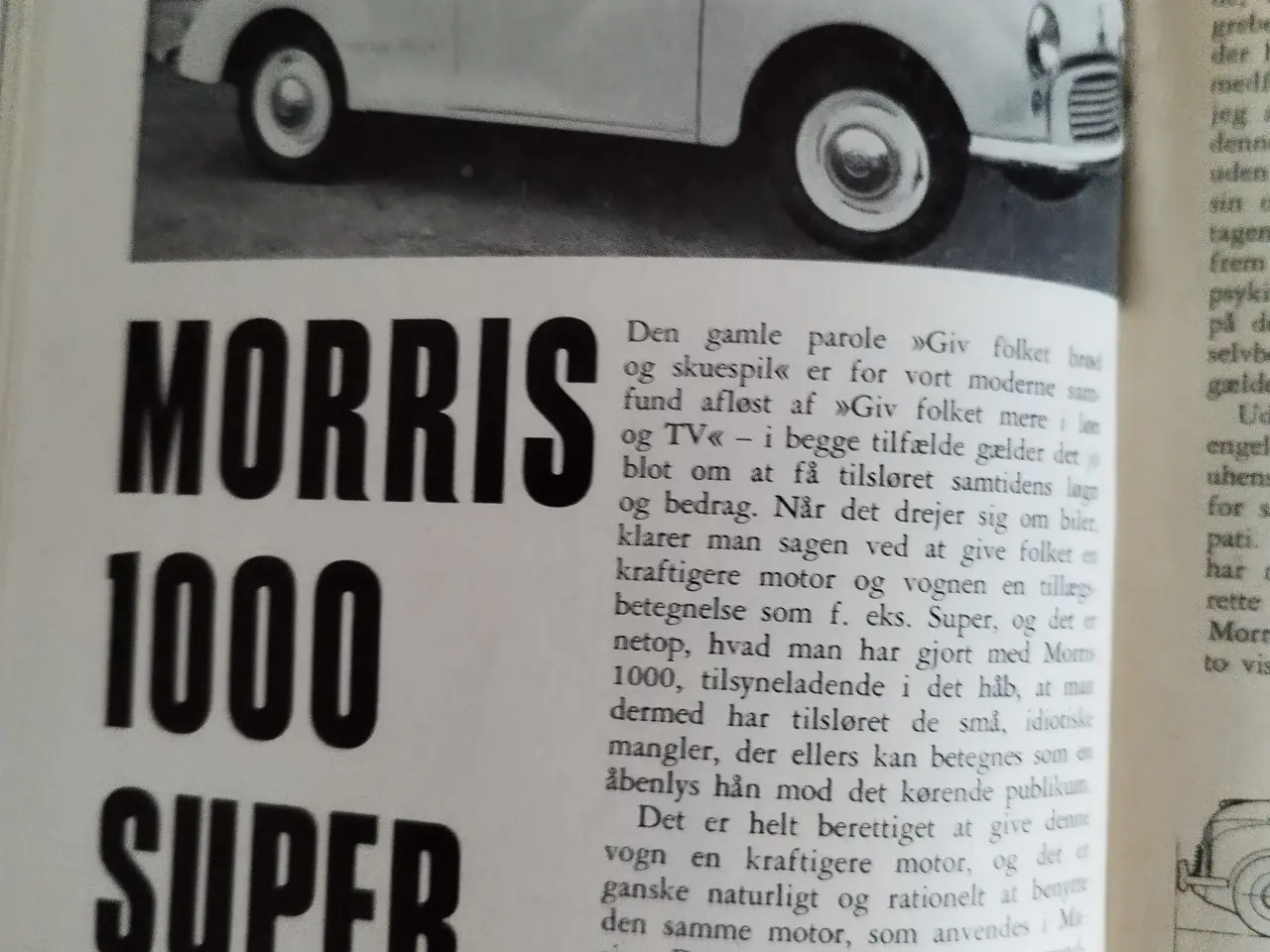 Billede 7 - MORRIS 1000 SUPER. 1963