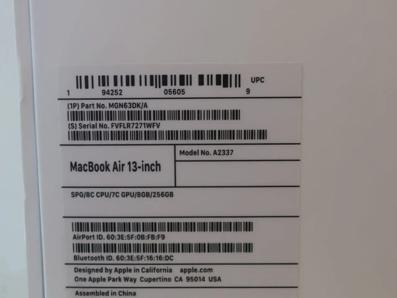 Billede 7 - Laptop APPLE MacBook Air 13"