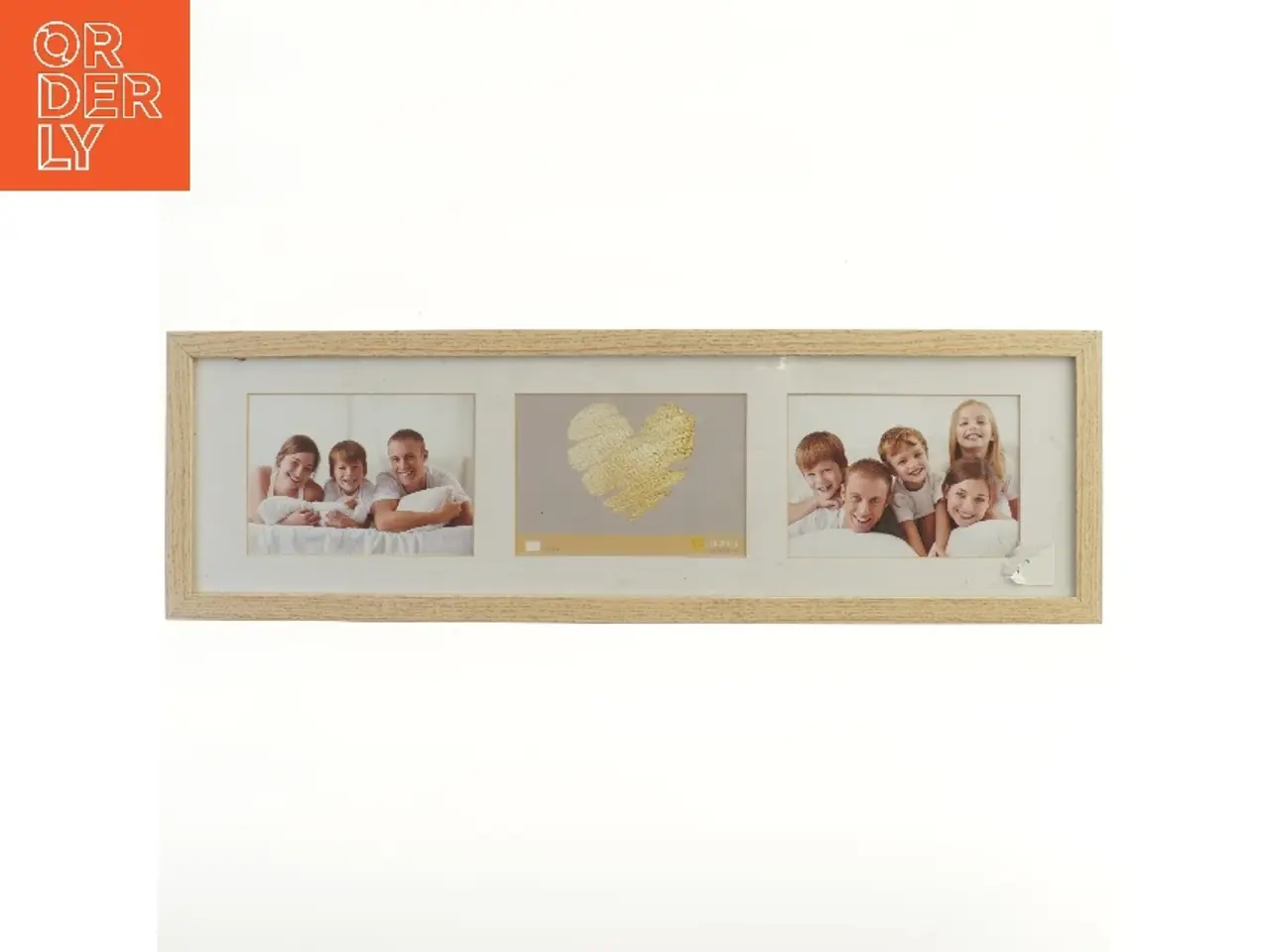 Billede 1 - Træramme med tre sektioner (str. 69x21 cm)