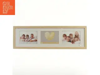 Træramme med tre sektioner (str. 69x21 cm)