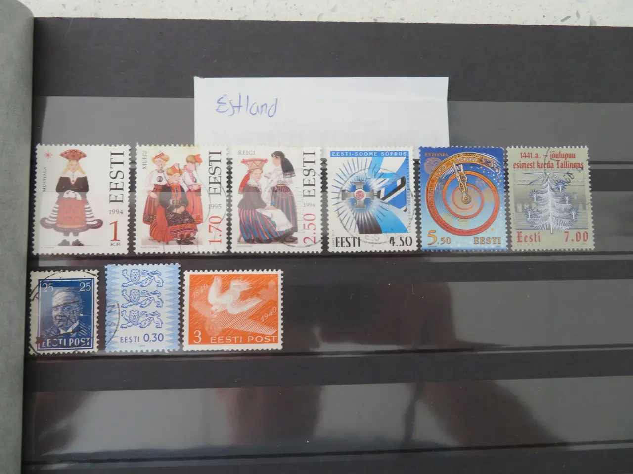 Billede 1 - Estland/Estonia, 9 forskellige frimærker