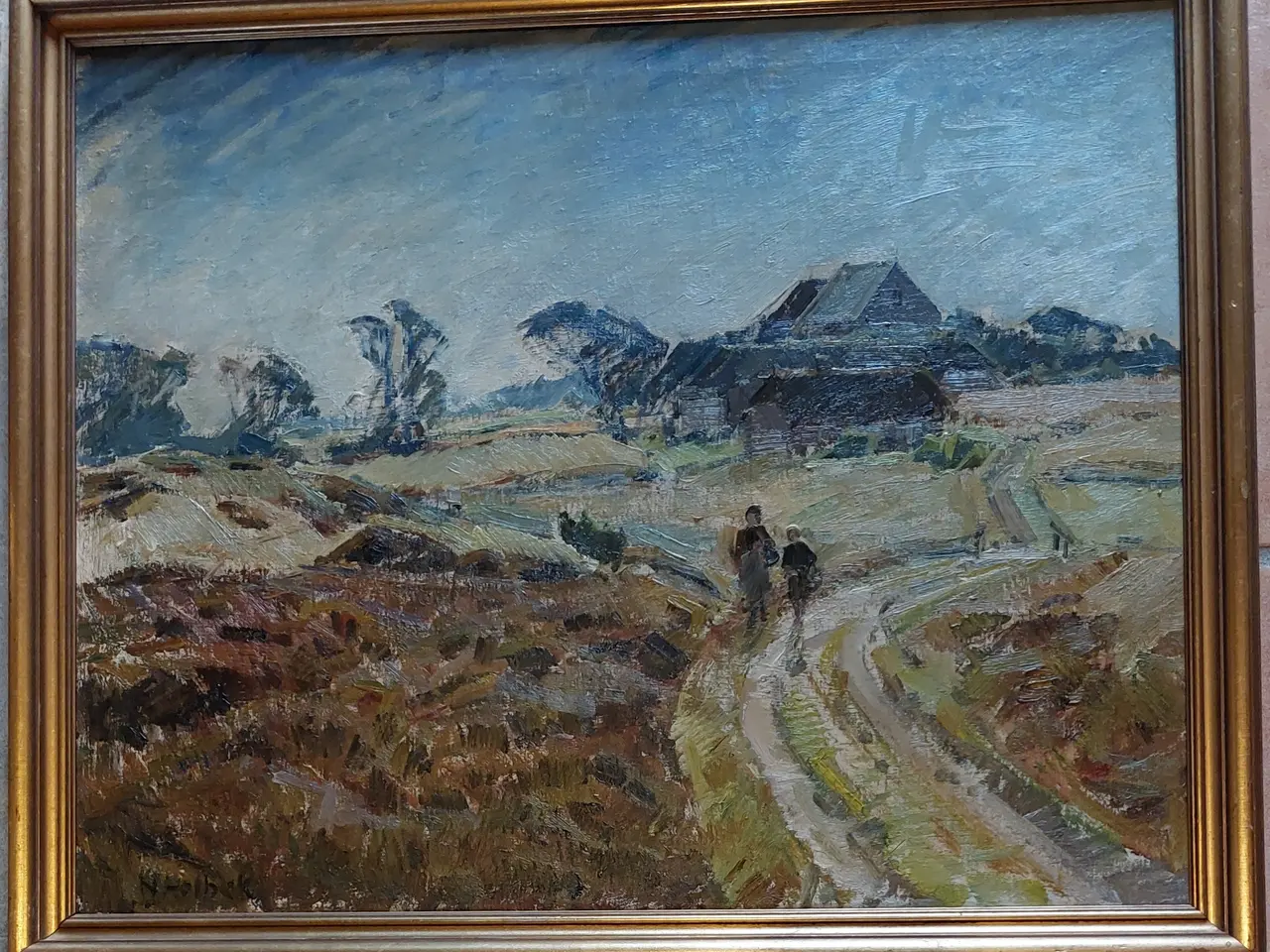 Billede 1 - NIELS HOLBAK - ( 1884 - 1954 ) - oliemaleri